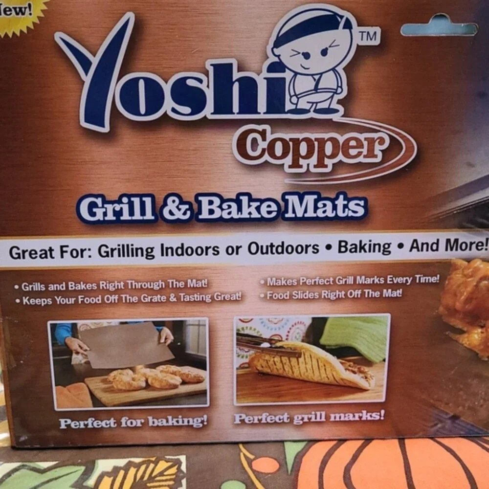Yoshi Copper Grill and Bake Mats NB